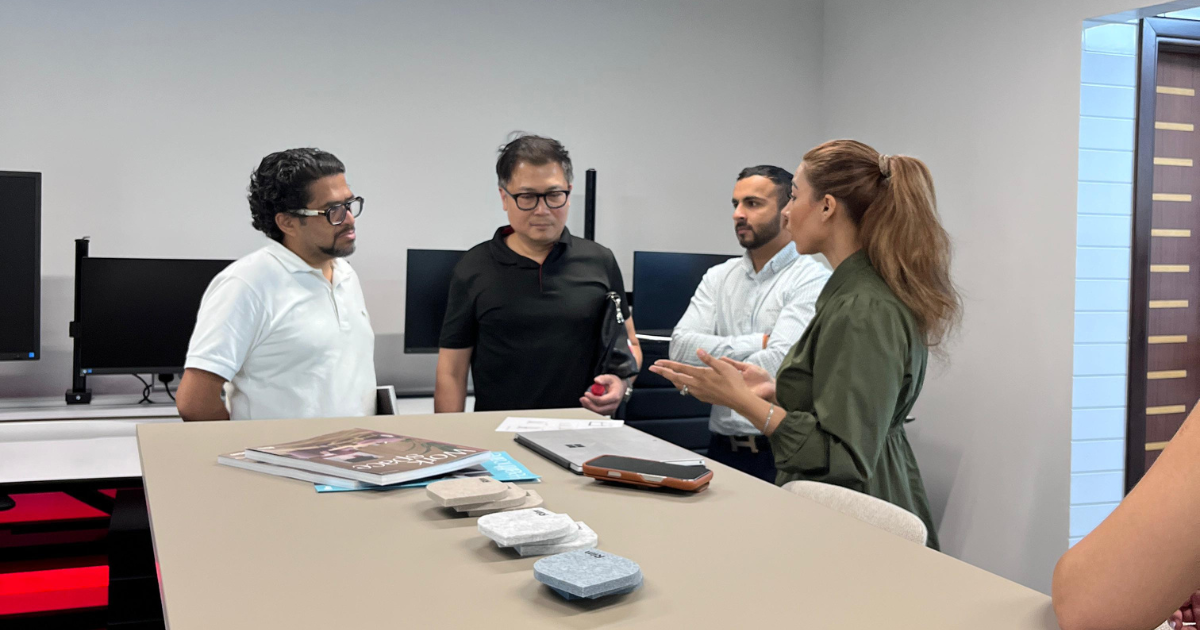 group in a meeting